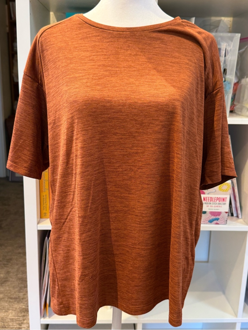 REI XL Women's Relaxed Short-Sleeve Top in Brown